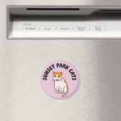 Sunset Park Cats | Magnet | Charmante Rettungskatz (In Situ (Geschirrspüler))