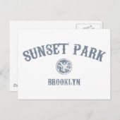 Sunset Park Postkarte (Vorne/Hinten)