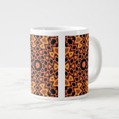 SUNSET PATTERN Jumbo-Tasse (Vorderseite Rechts)