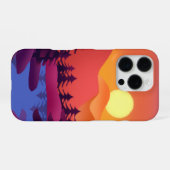 Sunset Peaks – iPhone 16 Pro Hülle (Rückseite (Horizontal))