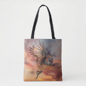 Sunset Pegasus All-Over-Print Tote Bag Tasche (Vorderseite)