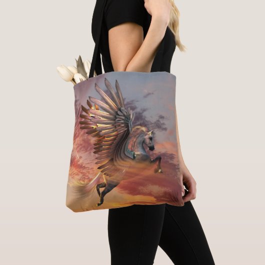 Sunset Pegasus All-Over-Print Tote Bag Tasche (Von Nahem)
