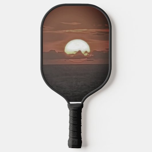 Sunset Pickleball Paddle (Rückseite)