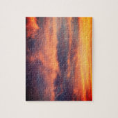 Sunset Picture Landschaftliches Foto Weihnachtsges Puzzle (Vertikal)