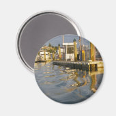 Sunset Pier Magnet (Vorderseite/Rückseite)