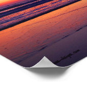 Sunset Pier Poster (Ecke)