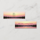 Sunset Pinks Visitenkarte (Vorne/Hinten)