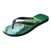 Sunset Pipeline Dings Badesandalen (Schrägansicht)