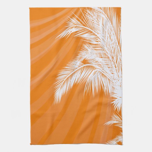 Sunset Plam Trees Handtuch (Vertikal)