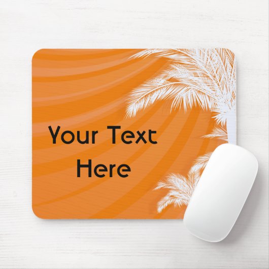 Sunset Plam Trees Mousepad (Mit Mouse)