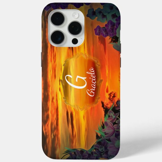 Sunset Plaza Marina 2584 Case-Mate iPhone Hülle (Rückseite)