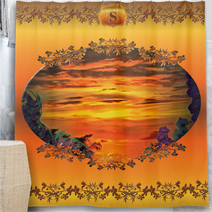 Sunset Plaza Marina 2584 Duschvorhang