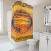 Sunset Plaza Marina 2584 Duschvorhang (Beispiel)