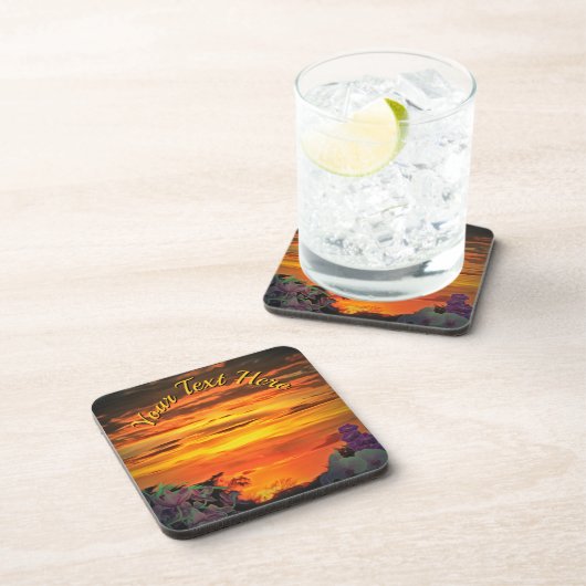 Sunset Plaza Marina 2584 Getränkeuntersetzer (Rechte Seite)