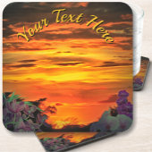 Sunset Plaza Marina 2584 Getränkeuntersetzer