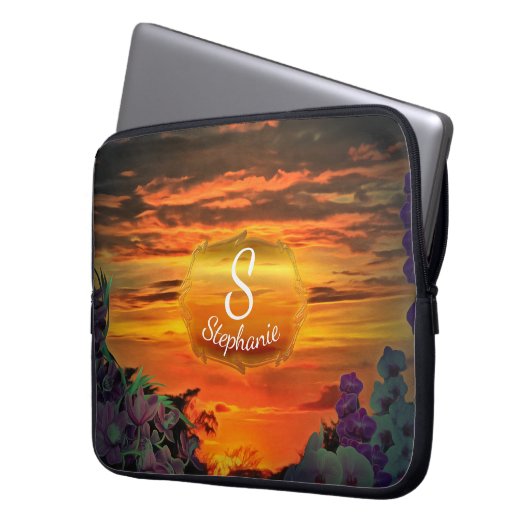 Sunset Plaza Marina 2584 Laptopschutzhülle (Vorderseite Links)