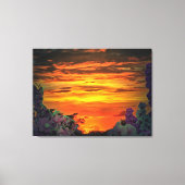 Sunset Plaza Marina 2584 Leinwanddruck (Vorderseite)