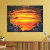 Sunset Plaza Marina 2584 Leinwanddruck (Insitu (Wohnzimmer))