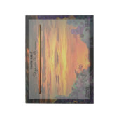 Sunset Plaza Marina 2584 Notizblock (Rotiert)