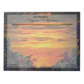 Sunset Plaza Marina 2584 Notizblock (Vorderseite)
