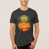 Sunset Plaza Marina 2584 Tri-Blend Shirt (Vorderseite)