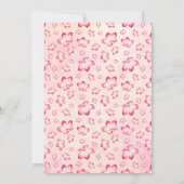 Sunset Plumeria Hochzeitseinladungen Einladung (Rückseite)