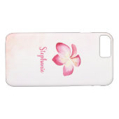 Sunset Plumeria Pink Case-Mate iPhone Hülle (Rückseite (Horizontal))
