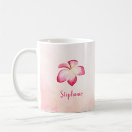 Sunset Plumeria Pink Kaffeetasse