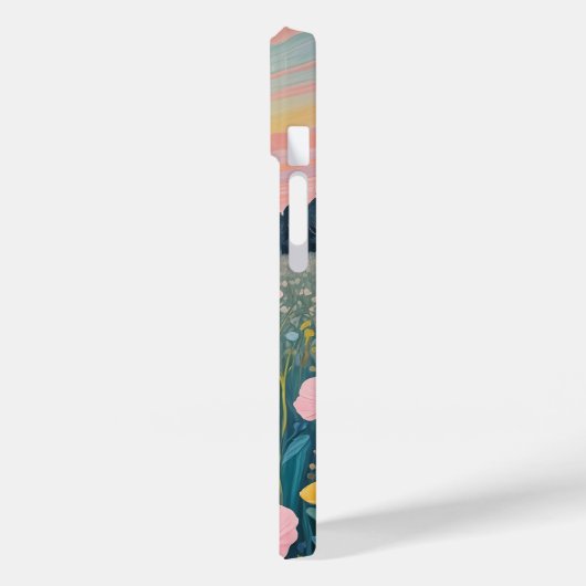 Sunset Poppies Case-Mate iPhone Hülle (Rückseite / Links)