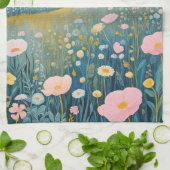 Sunset Poppies Geschirrtuch (Gefaltet)