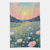 Sunset Poppies Geschirrtuch (Vertikal)