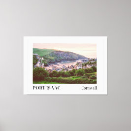 Sunset, Port Isaac, Cornwlal Leinwanddruck