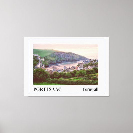 Sunset, Port Isaac, Cornwlal Leinwanddruck (Vorderseite)