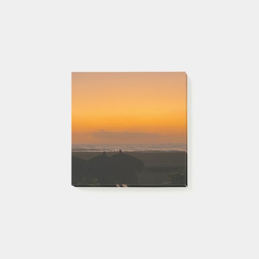 Sunset Post - Anmerkungen Post-it Klebezettel (Vorderseite)