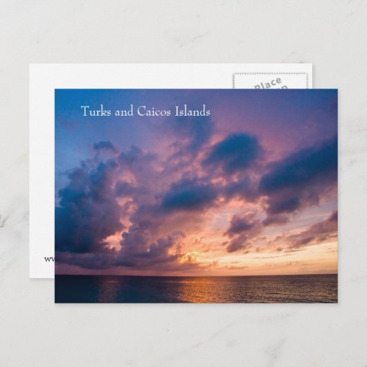 Sunset Postcard 01 Postkarte (Vorne/Hinten)