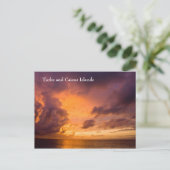 Sunset Postcard 02 Postkarte (Stehend Vorderseite)