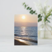 Sunset Postcard Postkarte (Stehend Vorderseite)