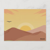 Sunset Postcard Postkarte (Rückseite)