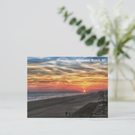Sunset Postcard Postkarte (Stehend Vorderseite)