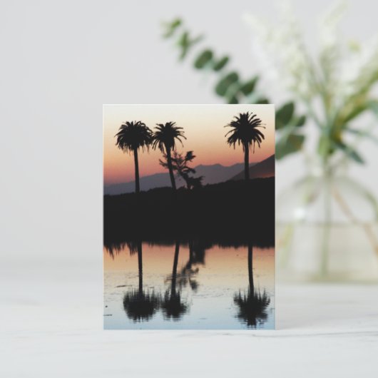 Sunset Postcard Postkarte (Stehend Vorderseite)