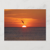 Sunset Postcard Postkarte (Vorderseite)