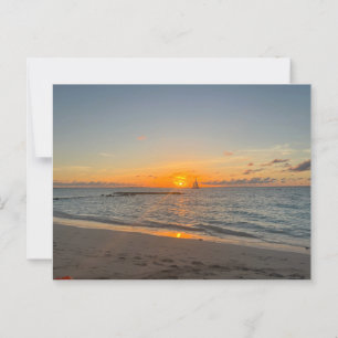 SUNSET POSTCARD POSTKARTE