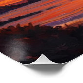 Sunset Poster (Ecke)