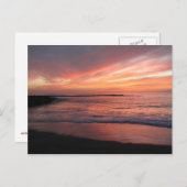Sunset Postkarte (Vorne/Hinten)