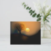 Sunset Postkarte (Stehend Vorderseite)