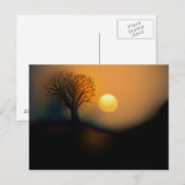 Sunset Postkarte (Vorne/Hinten)