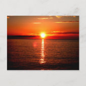 Sunset Postkarte (Vorderseite)