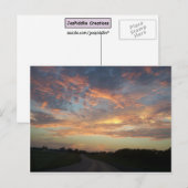 Sunset Postkarten (Vorne/Hinten)