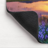 Sunset Prairie Scene Mouse Pad Mousepad (Ecke)