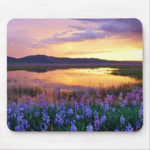Sunset Prairie Scene Mouse Pad Mousepad